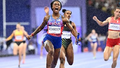 U.S. Women Win 4X100m Relay At Paris Olympics On Explosive Sha'Carri Anchor Leg