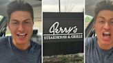 'I am owed the money that I served': Perry's Steakhouse server says restaurant is withholding his final $300 paycheck