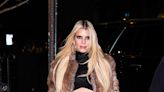 Jessica Simpson Dares to Wear a Floor-Length Fur Coat With a Crop Top and Cowboy Boots in NYC