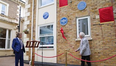 Blue plaques unveiled for stars including Sir Norman Wisdom and Leslie Grantham