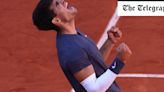 Carlos Alcaraz outlasts Jannik Sinner in five-set thriller to reach French Open final