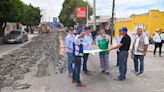 Alcaldesa de Gómez Palacio supervisa reconstrucción de la calle Matamoros