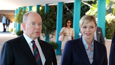 Albert et Charlène de Monaco réunis pour l'inauguration du collège Charles-III