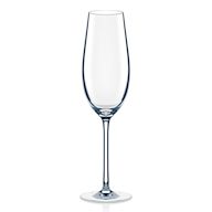 Tall and narrow with a small bowl Designed to showcase the bubbles and aroma of champagne Often used for other sparkling wines as well