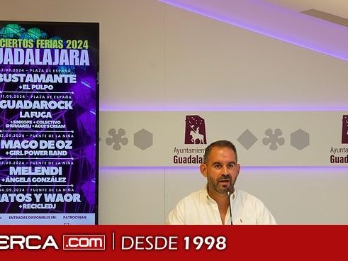 Bustamante, Mägo de Oz, Melendi, La Fuga y Natos y Waor con RECYCLED J actuarán en las Ferias y Fiestas de Guadalajara 2024