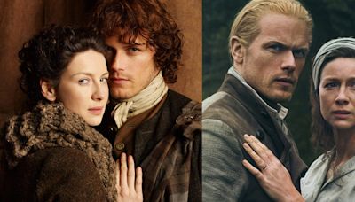 See how the cast of 'Outlander' have changed since their first appearance on the show