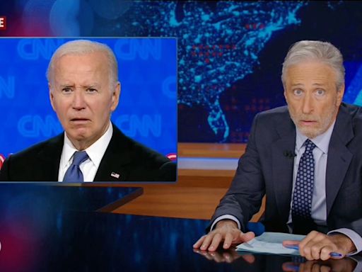 Jon Stewart unleashes withering takedown of Trump and Biden after car crash debate: ‘This cannot be real life’