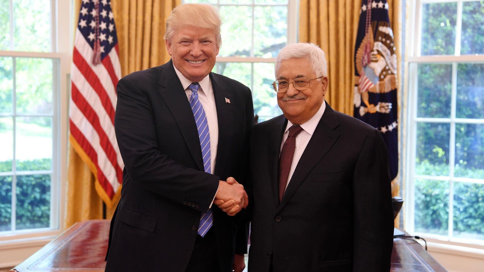 Trump Shares Letter From Palestinian Leader Abbas Ahead Of Meeting With Netanyahu