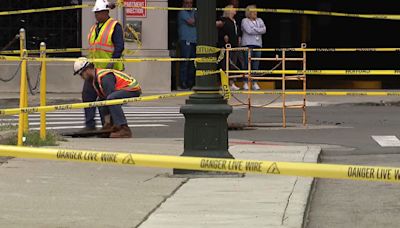 'It sounded and felt like a bomb': Manhole explosion in downtown Detroit injures woman