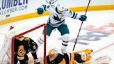 Couture leads Sharks past Penguins 6-4 to end four-game skid