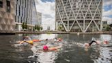 Canary Wharf’s open-water swimming spot has officially reopened