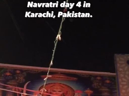 Video: Pakistani Instagrammer’s Video Of Navratri Celebrations In Karachi Goes Viral - News18