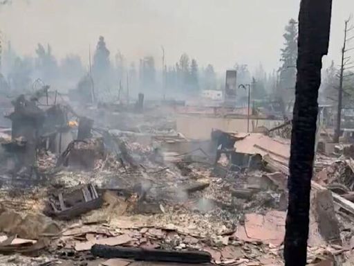 Half of Jasper buildings may have burned down in wildfire, Alberta premier says