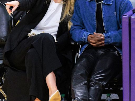 Adele and Boyfriend Rich Paul Cuddle Courtside at Los Angeles Lakers Game