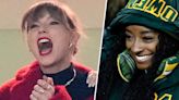 Taylor Swift and Simone Biles spotted at the Chiefs-Packers game in Green Bay