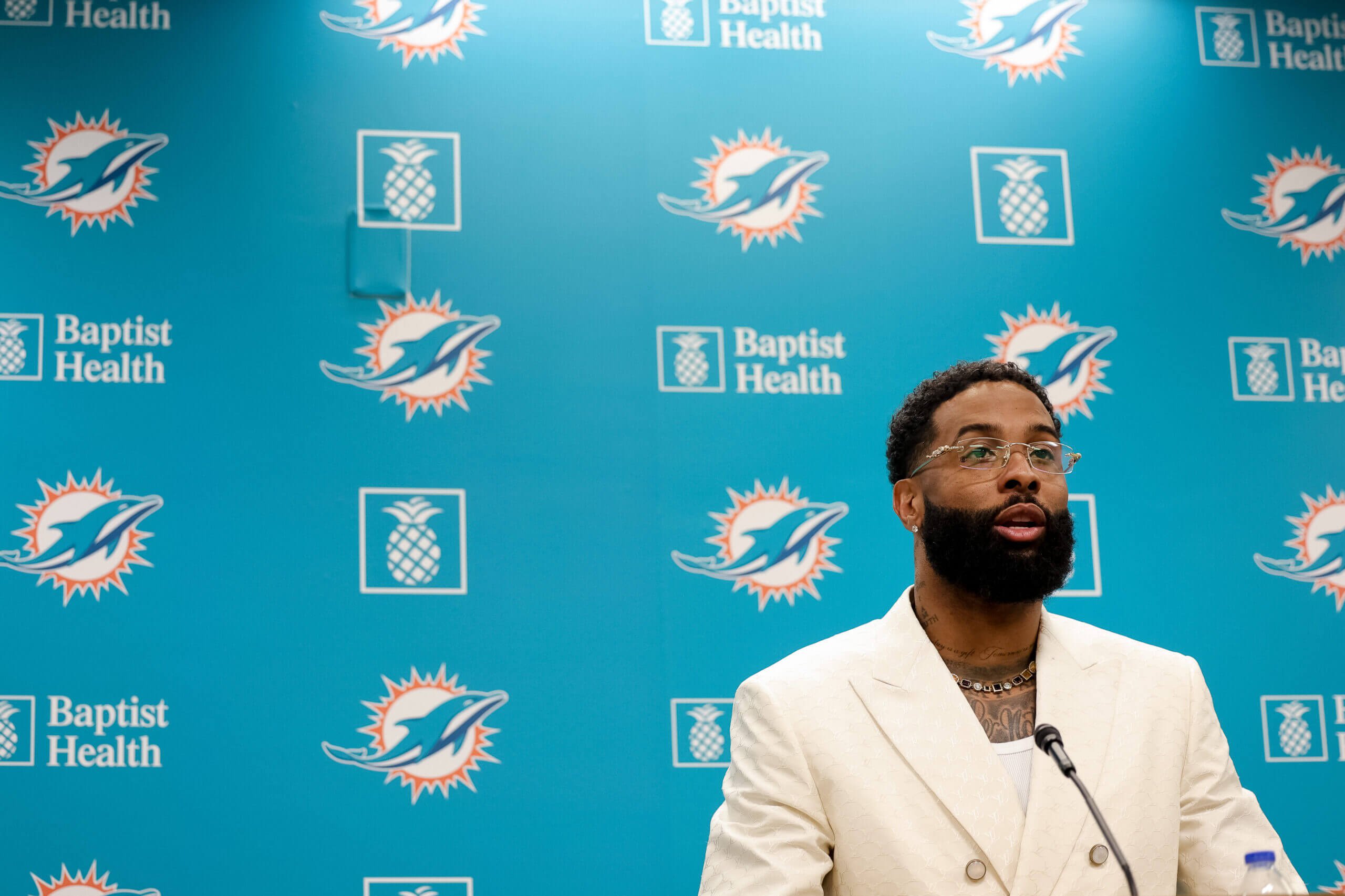 Odell Beckham Jr. 'at peace' as No. 3 WR with Dolphins
