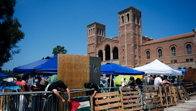 Campus war protests domino from East to West Coast drawing arrests and violence