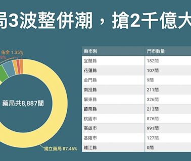 【圖解】藥局2千億商機超香，大樹、杏一奇招搶市占！但最強敵手是「藥局柑仔店」？