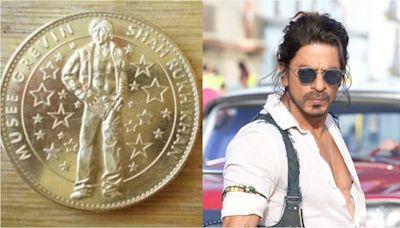 Shah Rukh Khan becomes the first Bollywood actor to be honoured with customised gold coin by Grevin Museum Paris