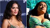 Salma Hayek arrasó con piscinazo en colorido bikini a los 57 años: “Diosa” y “Una bomba”