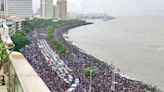 Sea Of Blue At Marine Drive For Team India's Victory Parade | Sports Video / Photo Gallery