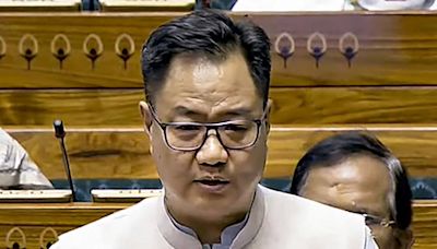 Opposition indulged in politics during discussion on Union Budget: Parliamentary Affairs Minister Kiren Rijiju