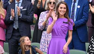 Princess Charlotte Reacts as Mom Kate Middleton Receives Standing Ovation at Wimbledon: See the Emotional Photo