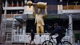 River Plate unveils divisive statue of coach Marcelo Gallardo