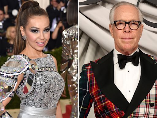 Thalía revela el reclamo que le hizo Tommy Hilfiger por polémico vestido que usó en la MET Gala