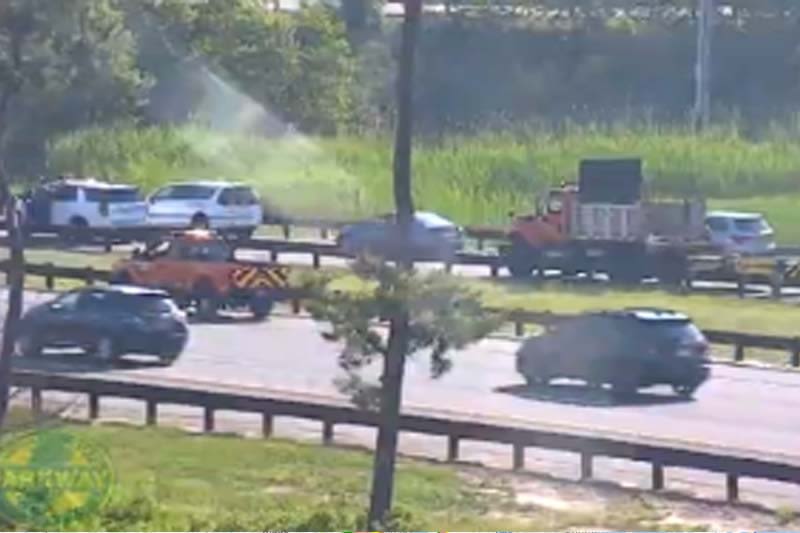 Lane Blocked Due to Crash on Garden State Parkway in Lakewood