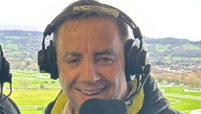 Racing commentator John Hunt back on air weeks after wife and daughters killed in crossbow attack