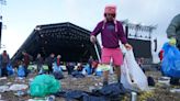 Glastonbury clean-up operation gets underway as music festival ends with Elton John