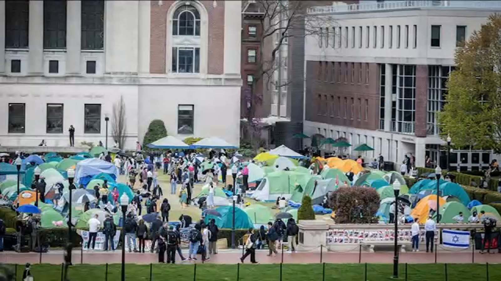 Columbia officials want agreement with protesters ahead of graduation, House Speaker Johnson visits