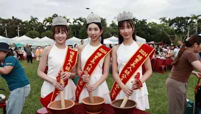 南投茶博會千人擂茶登場 美人腿公主同步體驗客家飲茶文化