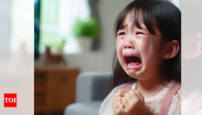 Chinese father makes daughter collect tears in bowl for watching too much TV - Times of India