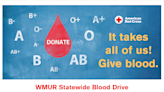 WMUR Statewide Blood Drive set for June 7; learn how you can help