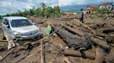 Cold lava landslides and flash floods leave 43 dead in Indonesia after heavy rains