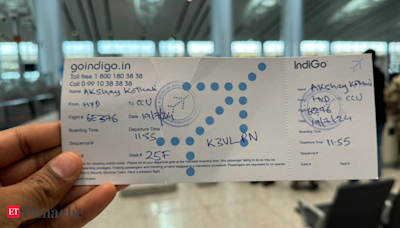 Microsoft outage forces IndiGo to issue handwritten boarding passes; passenger’s post goes viral