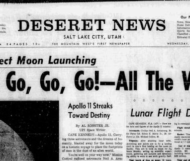 Deseret News archives: Apollo 11 launched, and proved a major media event