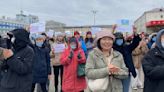 "No to genocide": women protest in Russian Yakutsk asking for their men back