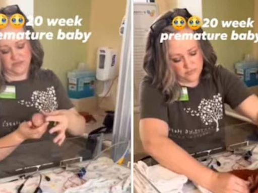 Video Of Mother Wrapping 5-month-old Premature Baby In A Towel Viral - News18