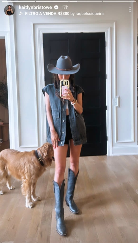 Rock an Oversized Denim Vest Like Kaitlyn Bristowe for Just $30