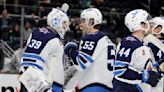 Jets cap busy trade deadline with shutout by Laurent Brossoit in 3-0 win over Kraken