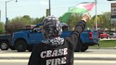 Protesters gather on E. State and Perryville intersection