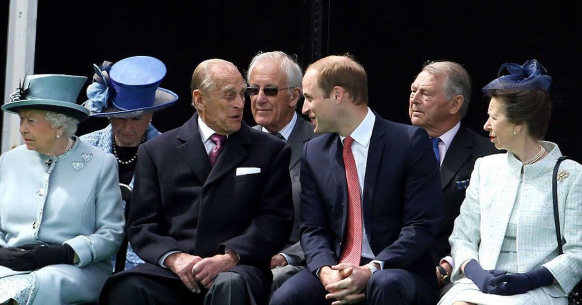 Prince William tries to keep composure as Prince Philip sweary moment unearthed