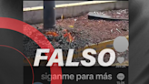 Que no te engañen: No salió lava de un camellón en Tlaxcala