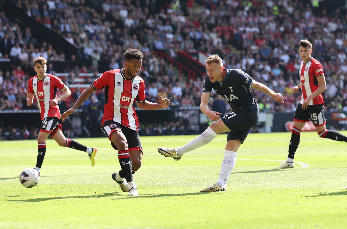 Sheffield United 0-3 Tottenham: Dejan Kulusevski brace helps Spurs seal Europa League spot
