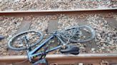 Metro service suspended for three hours at the coast after train hits discarded mountain bike on line