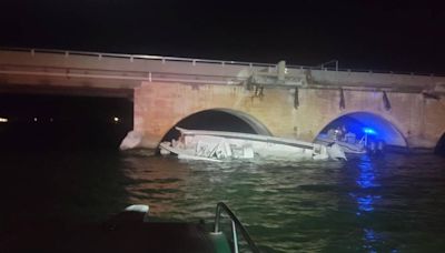 Body-cam footage shows rescue of child, others from boat that crashed into Keys bridge