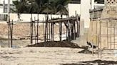 Extranjera intenta adueñarse de playa en Yucatán; colocó maderas para impedir el paso de bañistas | El Universal